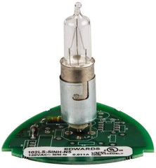 Edwards Signaling - Halogen Lamp, Clear, Steady, Stackable Tower Light Module - 120 VAC, 0.11 Amp, IP54, IP65 Ingress Rating, 3R, 4X NEMA Rated, Panel Mount, Pipe Mount - Eagle Tool & Supply