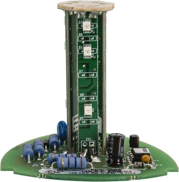 Edwards Signaling - LED Lamp, Blue, Flashing, Stackable Tower Light Module - 120 VAC, 0.02 Amp, IP54, IP65 Ingress Rating, 3R, 4X NEMA Rated, Panel Mount, Pipe Mount - Eagle Tool & Supply