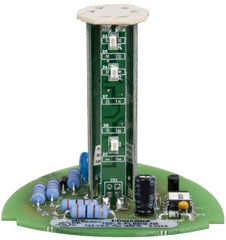 Edwards Signaling - LED Lamp, Green, Flashing, Stackable Tower Light Module - 120 VAC, 0.02 Amp, IP54, IP65 Ingress Rating, 3R, 4X NEMA Rated, Panel Mount, Pipe Mount - Eagle Tool & Supply