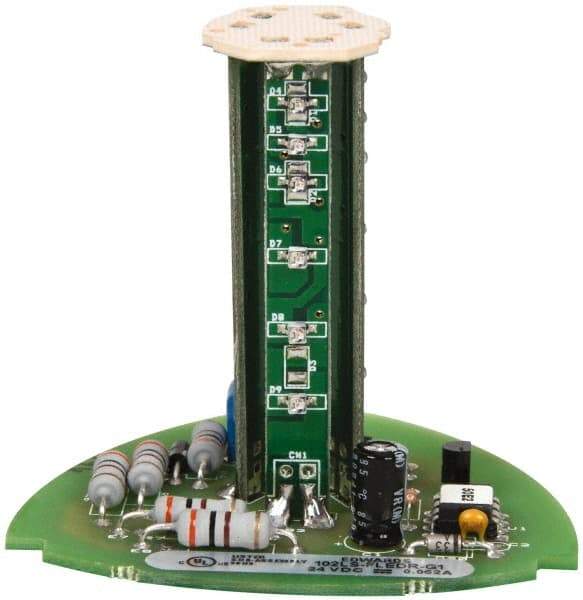 Edwards Signaling - LED Lamp, Red, Flashing, Stackable Tower Light Module - 24 VDC, 0.06 Amp, IP54, IP65 Ingress Rating, 3R, 4X NEMA Rated, Panel Mount, Pipe Mount - Eagle Tool & Supply