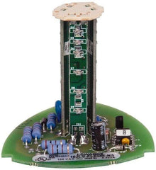 Edwards Signaling - LED Lamp, Red, Flashing, Stackable Tower Light Module - 120 VAC, 0.02 Amp, IP54, IP65 Ingress Rating, 3R, 4X NEMA Rated, Panel Mount, Pipe Mount - Eagle Tool & Supply