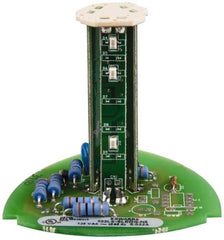 Edwards Signaling - LED Lamp, Green, Steady, Stackable Tower Light Module - 120 VAC, 0.02 Amp, IP54, IP65 Ingress Rating, 3R, 4X NEMA Rated, Panel Mount, Pipe Mount - Eagle Tool & Supply