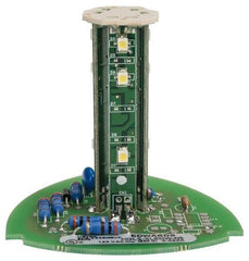 Edwards Signaling - LED Lamp, White, Steady, Stackable Tower Light Module - 120 VAC, 0.02 Amp, IP54, IP65 Ingress Rating, 3R, 4X NEMA Rated, Panel Mount, Pipe Mount - Eagle Tool & Supply