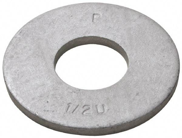 Armor Coat - 1" Screw, Grade 8 Alloy Steel USS Flat Washer - 1-1/16" ID x 2-1/2" OD, 0.141" Thick - Eagle Tool & Supply