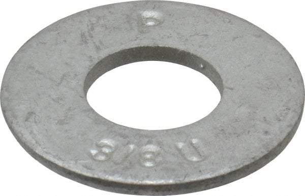 Armor Coat - 3/8" Screw, Grade 8 Alloy Steel USS Flat Washer - 7/16" ID x 1" OD, 0.094" Thick - Eagle Tool & Supply
