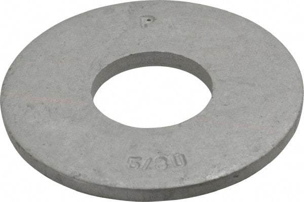 Armor Coat - 5/8" Screw, Grade 8 Alloy Steel USS Flat Washer - 21/32" ID x 1-3/4" OD, 0.156" Thick - Eagle Tool & Supply