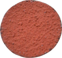 3M - 1" Disc Diam, 60 Grit, Ceramic Quick Change Disc - Type R Attaching System, Coated, Orange, Medium Grade, 30,000 RPM, 777F Series - Eagle Tool & Supply