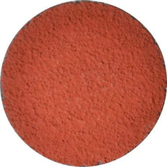 3M - 2" Disc Diam, 50 Grit, Ceramic Quick Change Disc - Type S Attaching System, Coated, Orange, Coarse Grade, 25,000 RPM, 777F Series - Eagle Tool & Supply