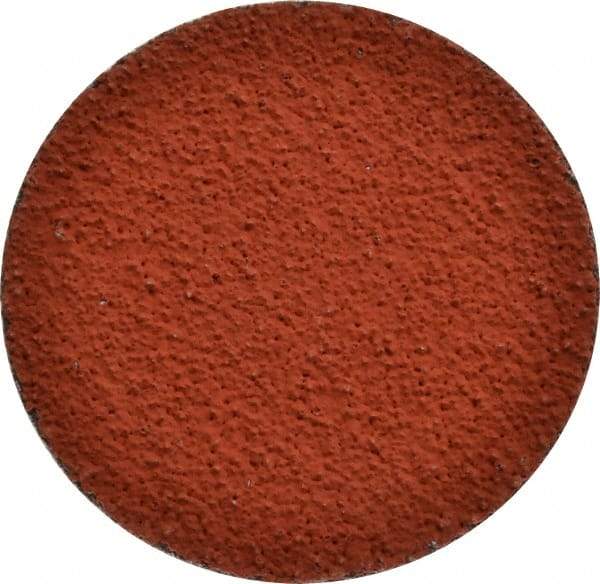 3M - 3" Disc Diam, 36 Grit, Ceramic Quick Change Disc - Type S Attaching System, Coated, Orange, Very Coarse Grade, 20,000 RPM, 777F Series - Eagle Tool & Supply