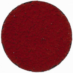 3M - 2" Disc Diam, 36 Grit, Ceramic Quick Change Disc - Type P Attaching System, Coated, Orange, Very Coarse Grade, 25,000 RPM, 777F Series - Eagle Tool & Supply