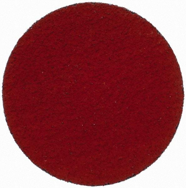 3M - 3" Disc Diam, 50 Grit, Ceramic Quick Change Disc - Type P Attaching System, Coated, Orange, Coarse Grade, 20,000 RPM, 777F Series - Eagle Tool & Supply