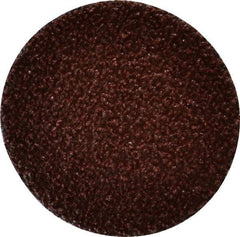 3M - 2" Disc Diam, 36 Grit, Ceramic Quick Change Disc - Type S Attaching System, Coated, Brown, Very Coarse Grade, 25,000 RPM, 963G Series - Eagle Tool & Supply