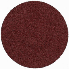 3M - 3" Disc Diam, 50 Grit, Ceramic Quick Change Disc - Type S Attaching System, Coated, Brown, Coarse Grade, 20,000 RPM, 963G Series - Eagle Tool & Supply