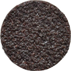 3M - 1-1/2" Disc Diam, 24 Grit, Aluminum Oxide Quick Change Disc - Type R Attaching System, Coated, Brown, Very Coarse Grade, 30,000 RPM, 361F Series - Eagle Tool & Supply