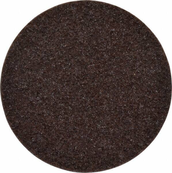 3M - 4" Disc Diam, Aluminum Oxide Quick Change Disc - Type R Attaching System, Nonwoven, Brown/Blue, Coarse Grade, 12,000 RPM - Eagle Tool & Supply