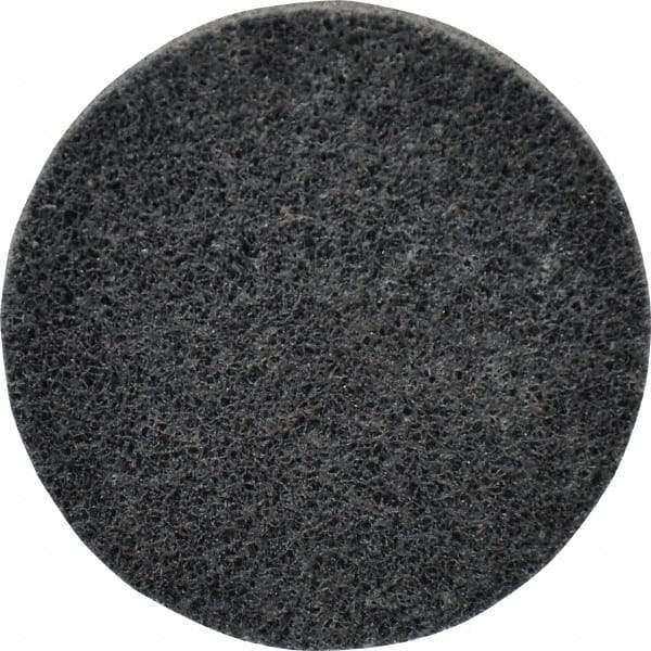 3M - 2" Disc Diam, Silicon Carbide Quick Change Disc - Type R Attaching System, Nonwoven, Gray, Fine Grade, 22,100 RPM - Eagle Tool & Supply