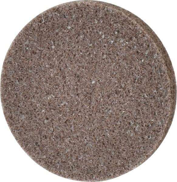 3M - 2" Disc Diam, Aluminum Oxide Quick Change Disc - Type S Attaching System, Nonwoven, Tan, Medium Grade, 22,100 RPM - Eagle Tool & Supply