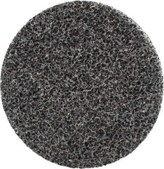 3M - 2" Disc Diam, Silicon Carbide Quick Change Disc - Type S Attaching System, Nonwoven, Gray, Fine Grade, 22,100 RPM - Eagle Tool & Supply