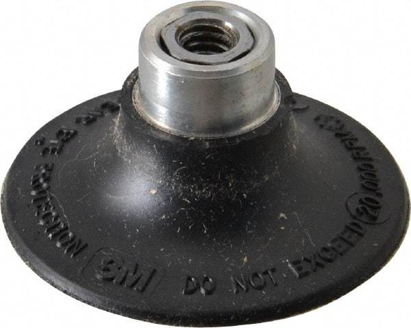 3M - 2" Diam Quick-Change Type R Disc Backing Pad - Soft Density, 25,000 RPM, Roloc TR Compatible - Eagle Tool & Supply