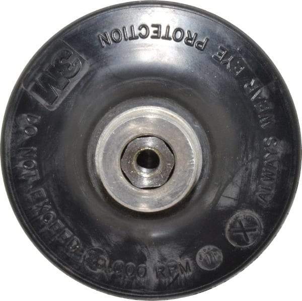 3M - 3" Diam Quick-Change Type R Disc Backing Pad - Extra Hard Density, 20,000 RPM, Roloc TR Compatible - Eagle Tool & Supply