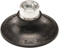 3M - 2" Diam Quick-Change Type S Disc Backing Pad - Medium Density, 25,000 RPM, Roloc TS Compatible - Eagle Tool & Supply