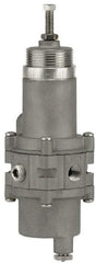 ARO/Ingersoll-Rand - 1/4" NPT Port 1 Piece Filter/Regulator FRL Unit - Stainless Steel Bowl, 20 SCFM, 250 Max psi, 8.35" High, Manual Drain - Eagle Tool & Supply