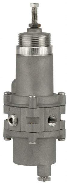 ARO/Ingersoll-Rand - 3/8" NPT Port 1 Piece Filter/Regulator FRL Unit - Stainless Steel Bowl, 20 SCFM, 250 Max psi, 8.35" High, Manual Drain - Eagle Tool & Supply