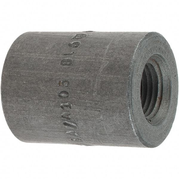 Made in USA - Size 1/8", Class 3,000, Forged Carbon Steel Black Pipe End Cap - 3,000 psi, Threaded End Connection - Eagle Tool & Supply