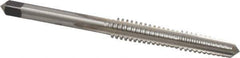 Made in USA - 3/8-12, Right Hand Thread, 2-1/4" Thread Length, Acme Thread Tap - 4 Flutes, Spiral Flute, 4-1/4" Overall Length, 2G Class of Fit, Plug Chamfer - Eagle Tool & Supply