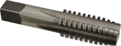 Made in USA - 1-3/8 - 4, Right Hand Thread, 3" Thread Length, Acme Thread Tap - 4 Flutes, Spiral Flute, 6-1/16" Overall Length, 2G Class of Fit, Plug Chamfer - Eagle Tool & Supply