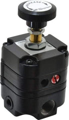 ARO/Ingersoll-Rand - 3/8 NPT Port, 14 CFM, Zinc Precision Constant Bleed Regulator - 2 to 60 psi Range, 150 Max psi Supply Pressure, 1/4" Gauge Port Thread, 2.12" Wide x 4.55" High - Eagle Tool & Supply