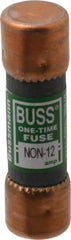 Cooper Bussmann - 125 VDC, 250 VAC, 12 Amp, Fast-Acting General Purpose Fuse - Fuse Holder Mount, 50.8mm OAL, 50 at AC/DC kA Rating, 9/16" Diam - Eagle Tool & Supply