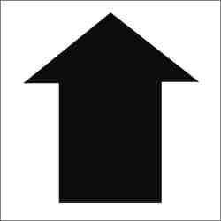 NMC - Arrow Stencil - 0.06 Inch Thick, Polyethylene - Eagle Tool & Supply