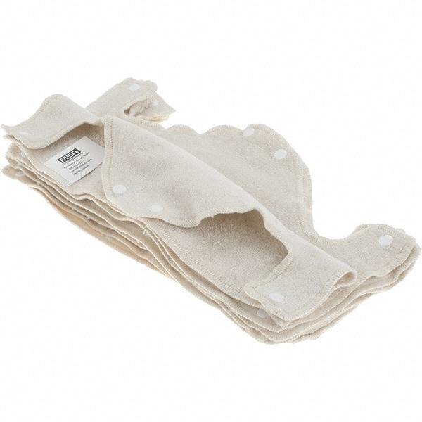 MSA - Hard Hat Accessories - W/SNAPS 10/PK WASHABLE TERRY SWEATBAND - Eagle Tool & Supply
