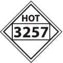 NMC - 10-3/4" Wide x 10-3/4" High, Rigid Plastic Placard - Black on White, UV Resistant, Chemical Resistant, Graffiti Proof - Eagle Tool & Supply