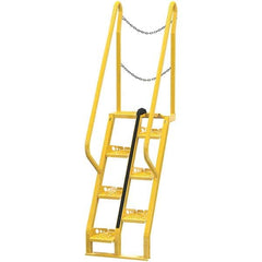 Vestil - 90-1/2" High 350 Lb Capacity 7 Step Alternating Tread Stair - Eagle Tool & Supply