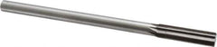 Interstate - 0.508" High Speed Steel 6 Flute Chucking Reamer - Straight Flute, 7/16" Straight Shank, 2" Flute Length, 8" OAL - Eagle Tool & Supply