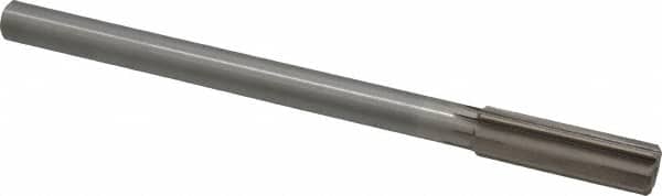 Interstate - 0.677" High Speed Steel 6 Flute Chucking Reamer - Eagle Tool & Supply