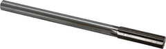 Interstate - 0.679" High Speed Steel 6 Flute Chucking Reamer - Straight Flute, 9/16" Straight Shank, 2-1/4" Flute Length, 9" OAL - Eagle Tool & Supply