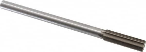 Interstate - 0.694" High Speed Steel 6 Flute Chucking Reamer - Eagle Tool & Supply