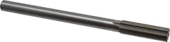 Interstate - 0.743" High Speed Steel 6 Flute Chucking Reamer - Straight Flute, 5/8" Straight Shank, 2-1/2" Flute Length, 9-1/2" OAL - Eagle Tool & Supply