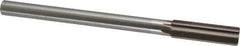 Interstate - 0.754" High Speed Steel 6 Flute Chucking Reamer - Straight Flute, 5/8" Straight Shank, 2-1/2" Flute Length, 9-1/2" OAL - Eagle Tool & Supply