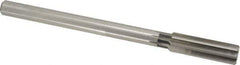 Interstate - 0.799" High Speed Steel 6 Flute Chucking Reamer - Straight Flute, 5/8" Straight Shank, 2-1/2" Flute Length, 9-1/2" OAL - Eagle Tool & Supply