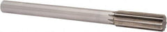 Interstate - 0.879" High Speed Steel 6 Flute Chucking Reamer - Straight Flute, 3/4" Straight Shank, 2-5/8" Flute Length, 10" OAL - Eagle Tool & Supply