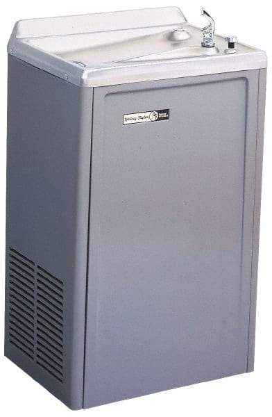 Halsey Taylor - 13.5 GPH Cooling Capacity Deluxe Standard Wall-Mounted Water Cooler & Fountain - Vinyl Cabinet, 20 to 105 psi, 120 VAC Volts, 625 Watts, 7.8 Full Load Amperage - Eagle Tool & Supply