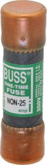 Cooper Bussmann - 125 VDC, 250 VAC, 25 Amp, Fast-Acting General Purpose Fuse - Fuse Holder Mount, 50.8mm OAL, 50 at AC/DC kA Rating, 9/16" Diam - Eagle Tool & Supply