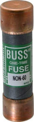 Cooper Bussmann - 125 VDC, 250 VAC, 60 Amp, Fast-Acting General Purpose Fuse - Fuse Holder Mount, 76.2mm OAL, 50 at AC/DC kA Rating, 13/16" Diam - Eagle Tool & Supply