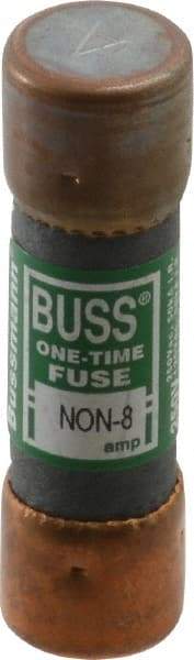 Cooper Bussmann - 125 VDC, 250 VAC, 8 Amp, Fast-Acting General Purpose Fuse - Fuse Holder Mount, 50.8mm OAL, 50 at AC/DC kA Rating, 9/16" Diam - Eagle Tool & Supply