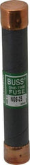 Cooper Bussmann - 600 VAC, 25 Amp, Fast-Acting General Purpose Fuse - Fuse Holder Mount, 127mm OAL, 50 at AC/DC kA Rating, 13/16" Diam - Eagle Tool & Supply