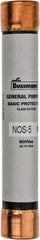 Cooper Bussmann - 600 VAC, 5 Amp, Fast-Acting General Purpose Fuse - Fuse Holder Mount, 127mm OAL, 50 at AC/DC kA Rating, 13/16" Diam - Eagle Tool & Supply